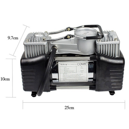 Dual Cylinder Air Compressor Tire Inflator 12V 150PSI