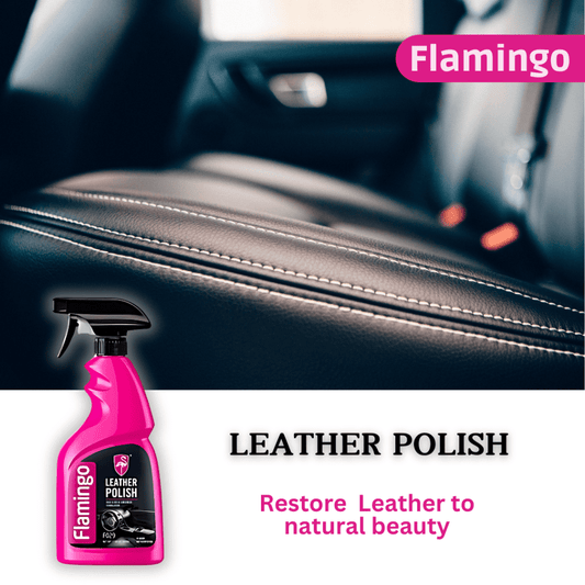 Flamingo Leather Polish Spray 500ml – Specially Formulated Clean Surface