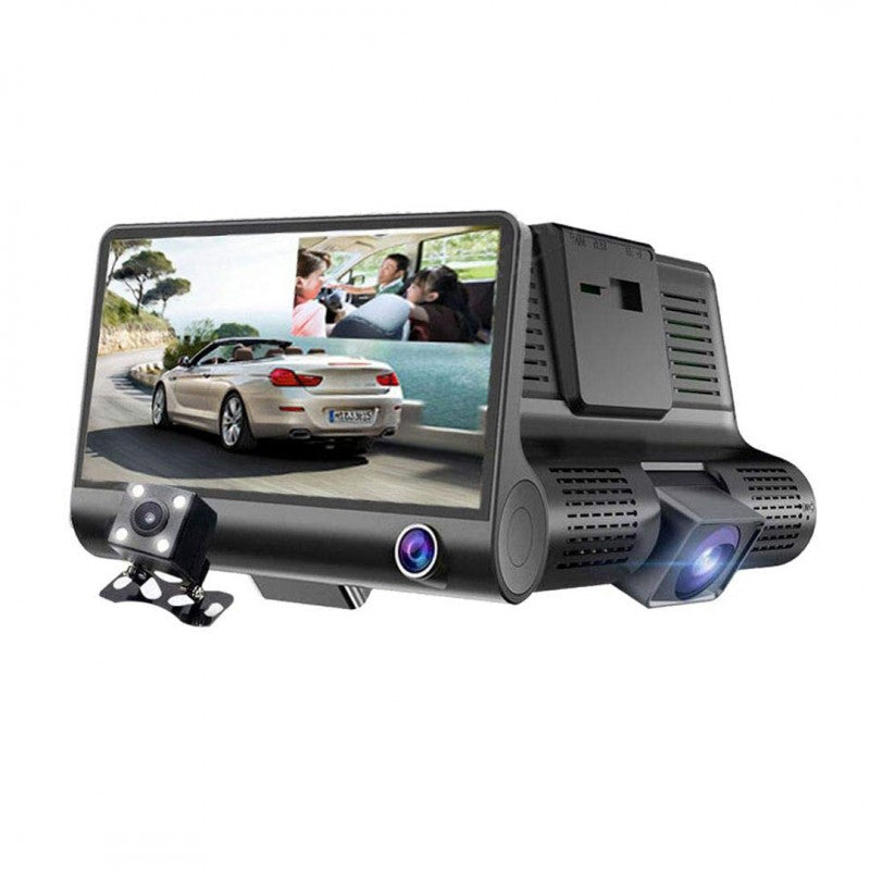 3 Camera Lens Car Dash Cam – Full HD 1080P