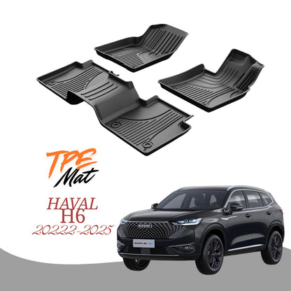 Haval H6 2022-2025 TPE Car Floor Mats – Premium Interior Protection
