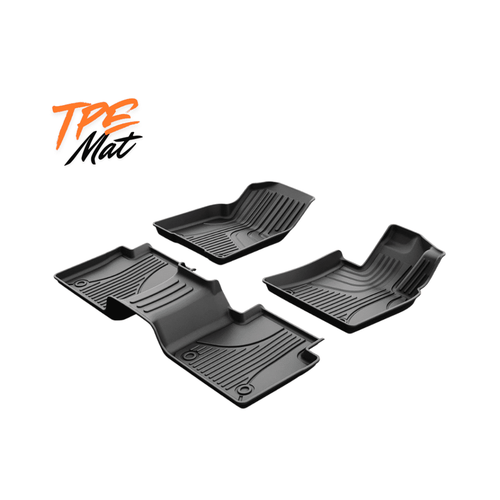 TPE mat waterproof demonstration – water poured on mat surface