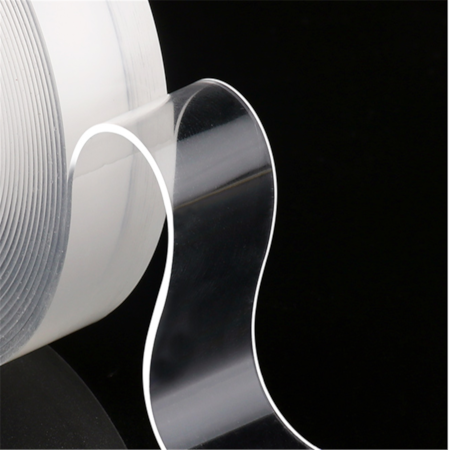 Nano Carbon Fiber Car Protection Tape – 5cm Wide (Black / Transparent)