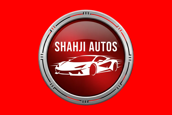 Shahji Autos Red & White Logo